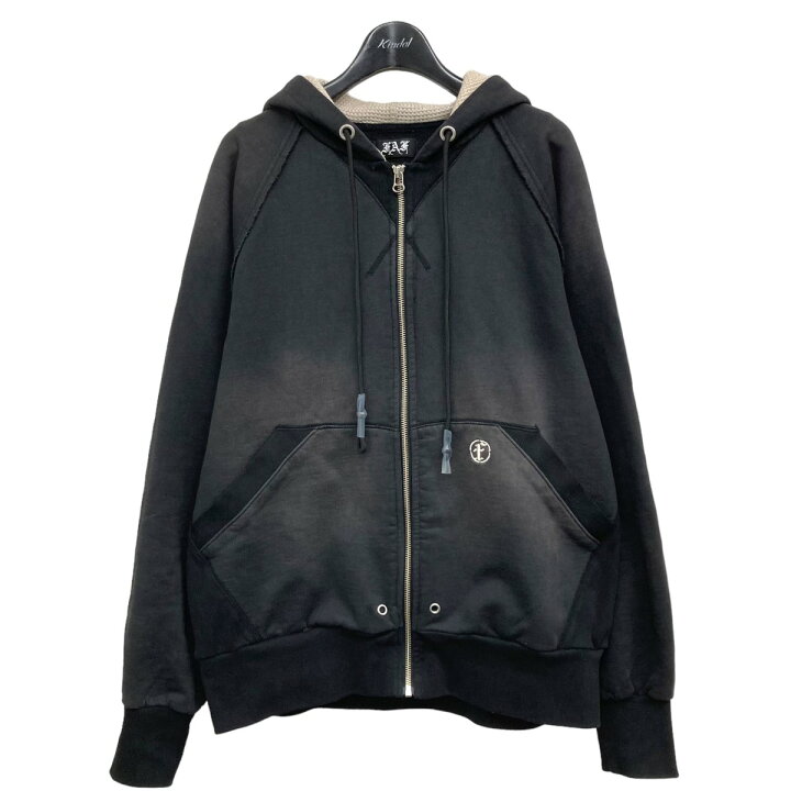 楽天市場】【中古】FAF Aged Zip Up Hoodie ジップパーカー ブラック 