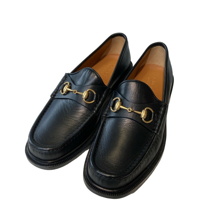 楽天市場】【中古】GUCCI ホースビットレザーローファー 723562 