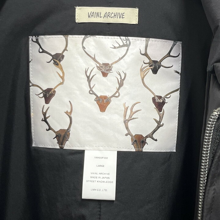 楽天市場】【中古】VAINL ARCHIVE 中綿ナイロンジャケット VAH23F002 