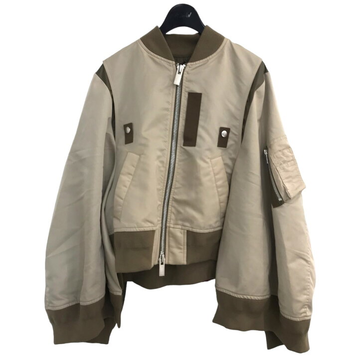 楽天市場】【中古】sacai2022SS ナイロンツイルミックスケープボンバー  