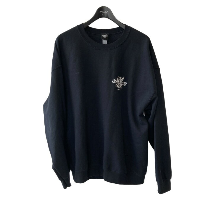 楽天市場】【中古】ANTI COUNTRY CLUB Logo Sweatshirt ブラック  