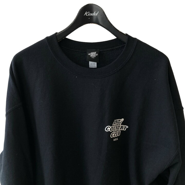 楽天市場】【中古】ANTI COUNTRY CLUB Logo Sweatshirt ブラック  