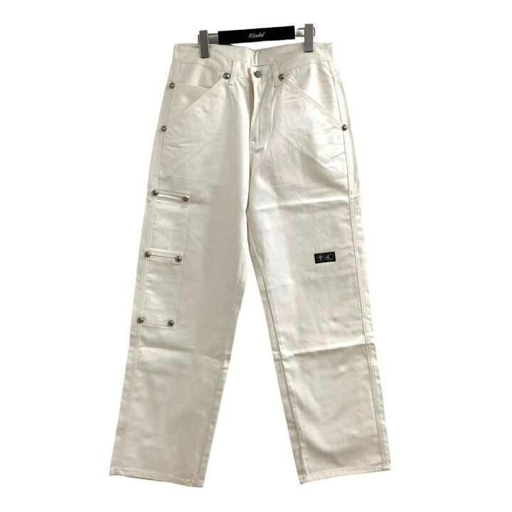 楽天市場】【中古】THUG CLUBスタッズデニムパンツ ホワイト サイズ：2 