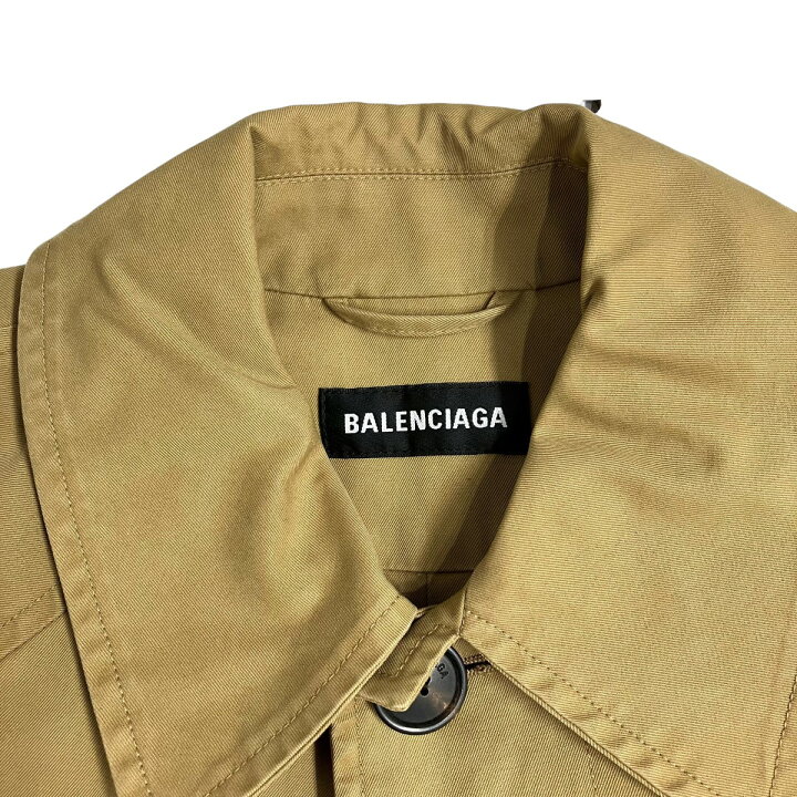 楽天市場】【中古】BALENCIAGAオーバーサイズステンカラーコート 