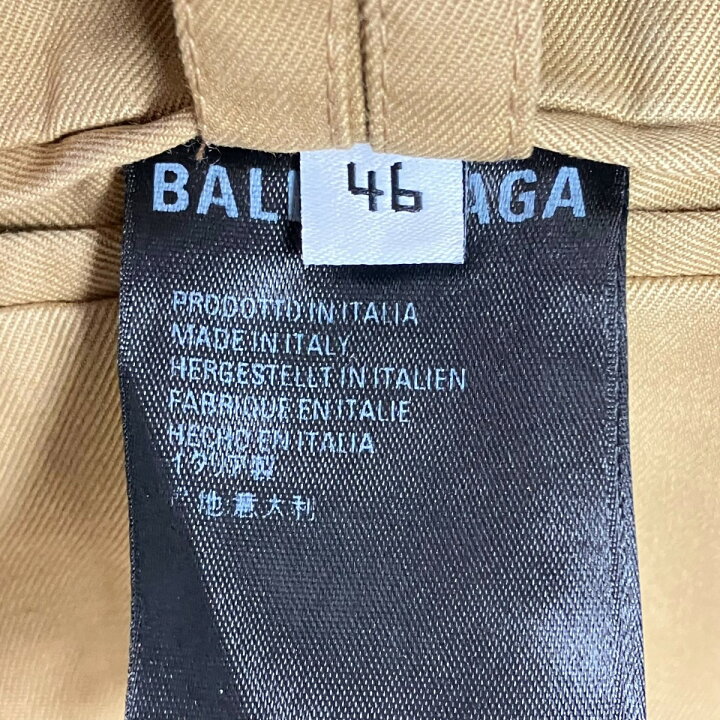 楽天市場】【中古】BALENCIAGAオーバーサイズステンカラーコート 