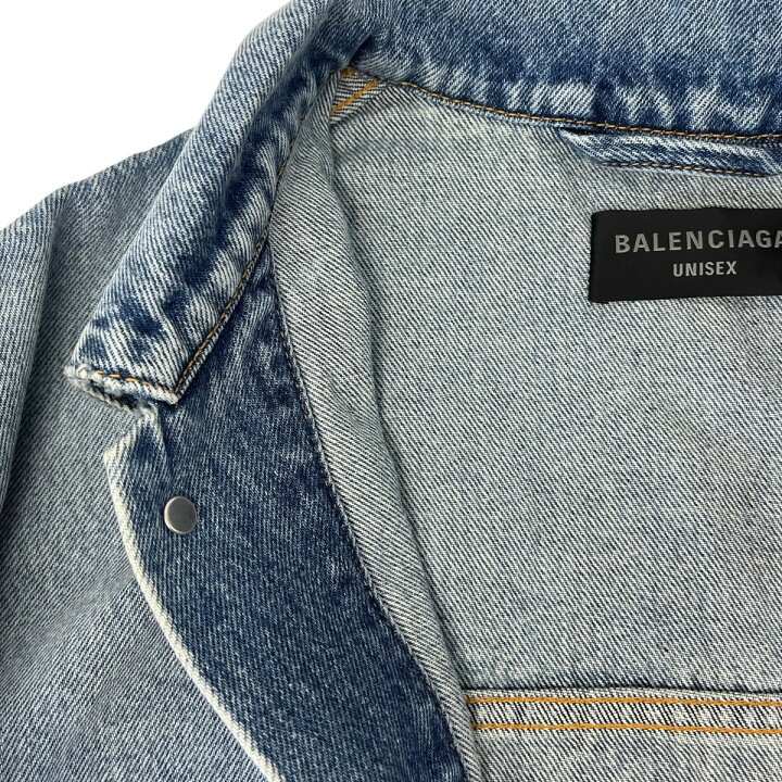 楽天市場】【中古】BALENCIAGA23AW LARGE FIT JACKET バックイエロー 