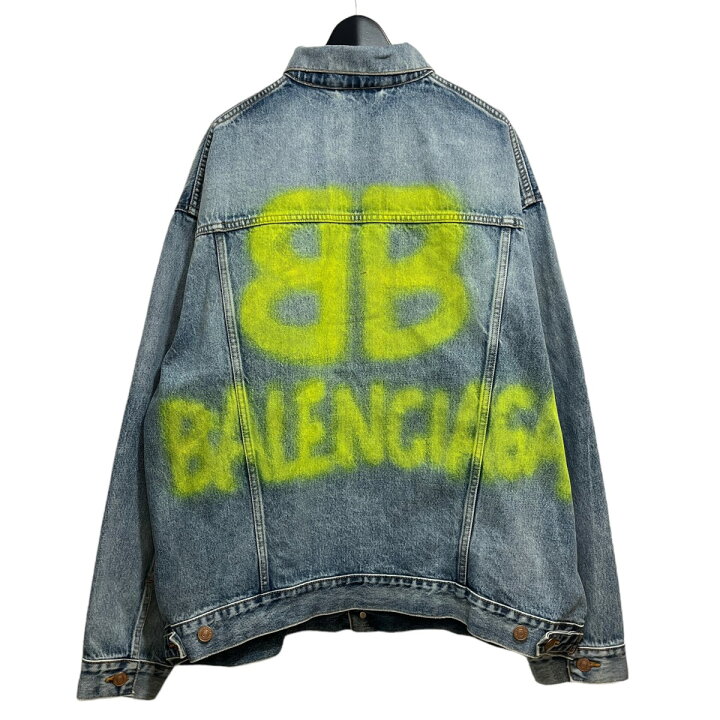 楽天市場】【中古】BALENCIAGA23AW LARGE FIT JACKET バックイエロー