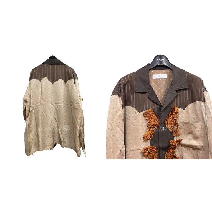 楽天市場】【中古】TOGA VIRILIS デザインウエスタンシャツ ベージュ 