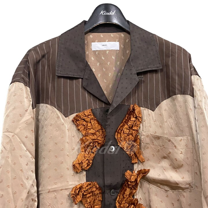 楽天市場】【中古】TOGA VIRILIS デザインウエスタンシャツ ベージュ 