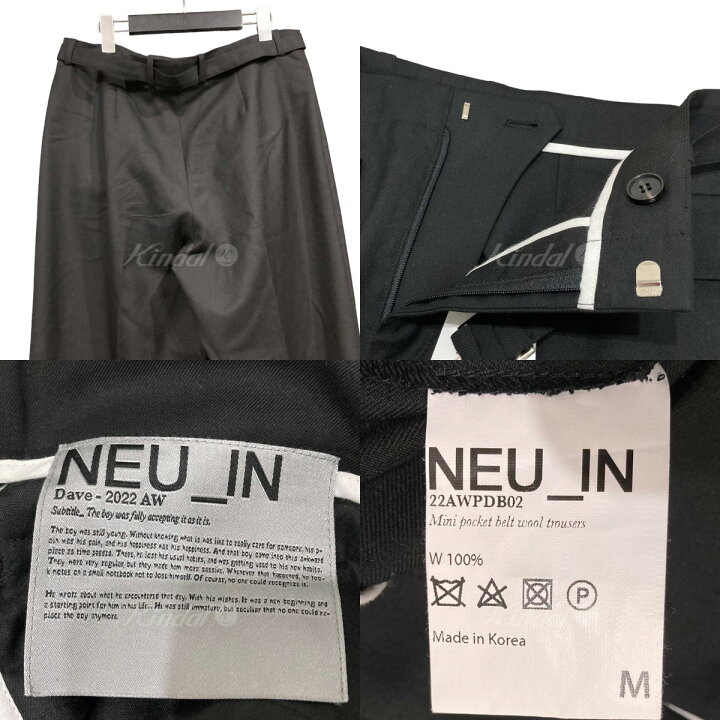 楽天市場】【中古】NEU IN ｢POCKET BELT COTTON TROUSERS｣ベルテッド 
