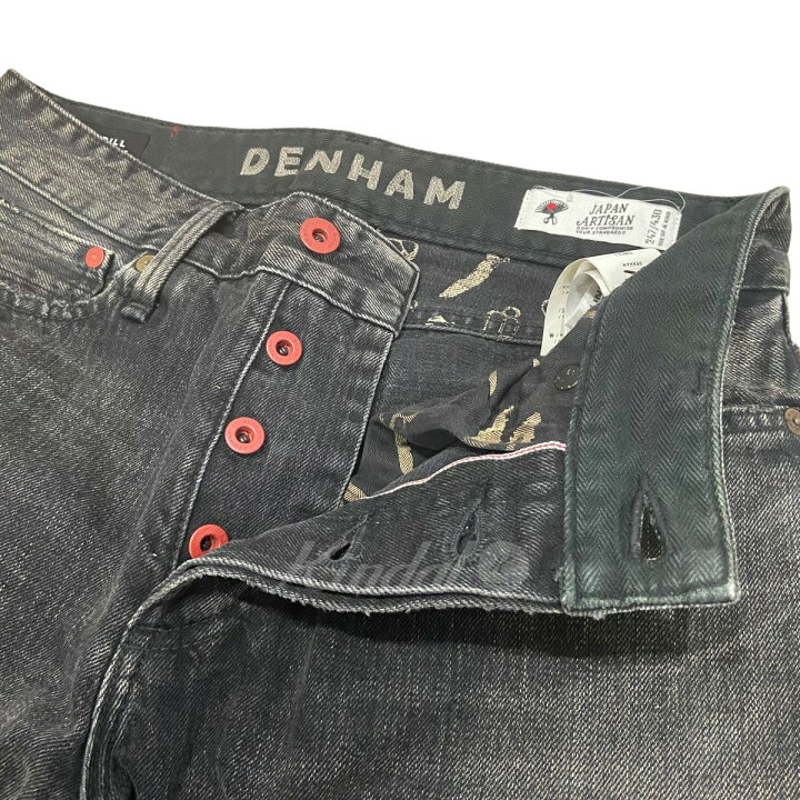 楽天市場】【中古】DENHAM 日本製｢DRILL｣デニムパンツ ブラック サイズ 