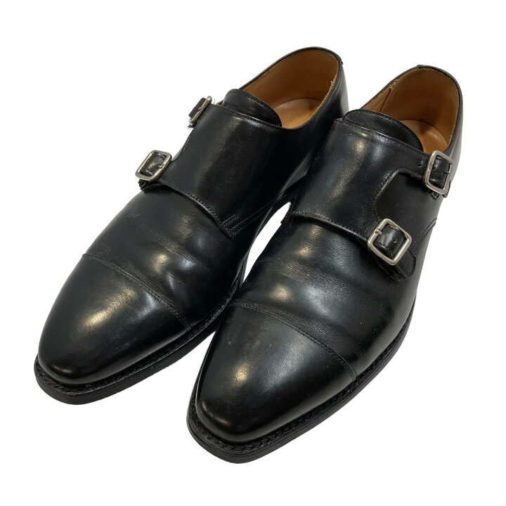 楽天市場】【中古】Crockett ＆ Jones Lowndes ダブルモンク レザー 