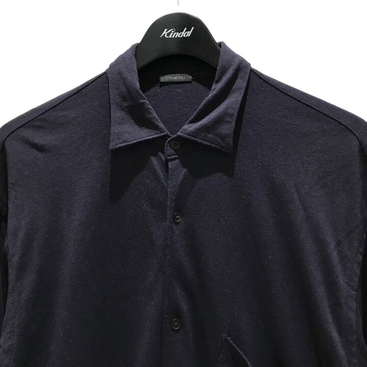 楽天市場】【中古】COMOLI24SS コモリシャツ Z01-05015 ネイビー 