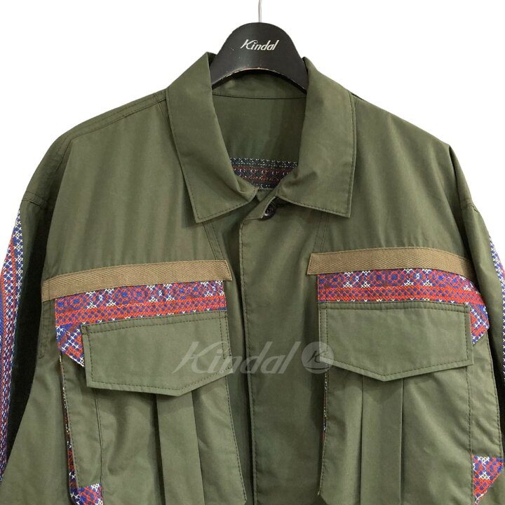 楽天市場】【中古】sacai 22SS シャーリングエンブロイダリーミックス  