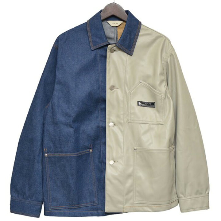 楽天市場】【中古】Jieda 2022SS SWITCHING COVERALLS フェイクレザー 