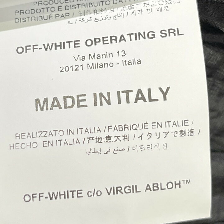 楽天市場】【中古】OFFWHITE Bondage カーゴパンツ OMCF009E19E15022 