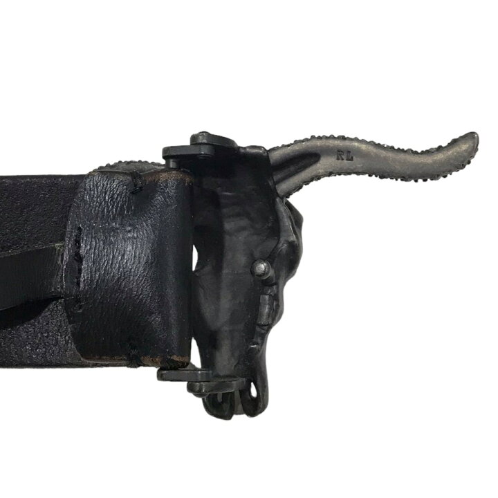 楽天市場】【中古】RALPH LAUREN バッファローバックル レザーベルト  