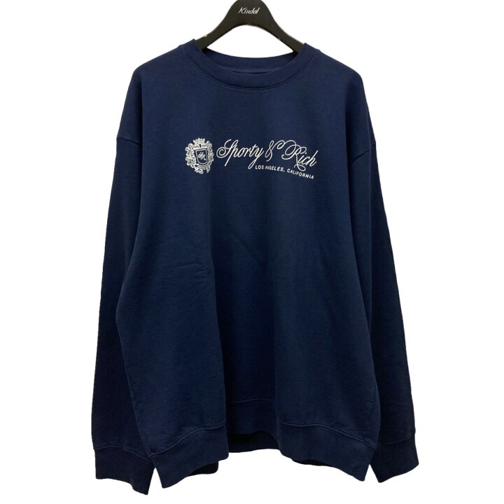 楽天市場】【中古】Sporty＆Richプリントスウェット ネイビー サイズ 