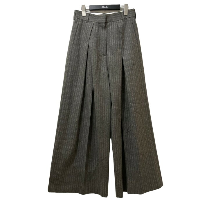 楽天市場】【中古】ACNE STUDIOS ストライプ ウールタックワイドパンツ 