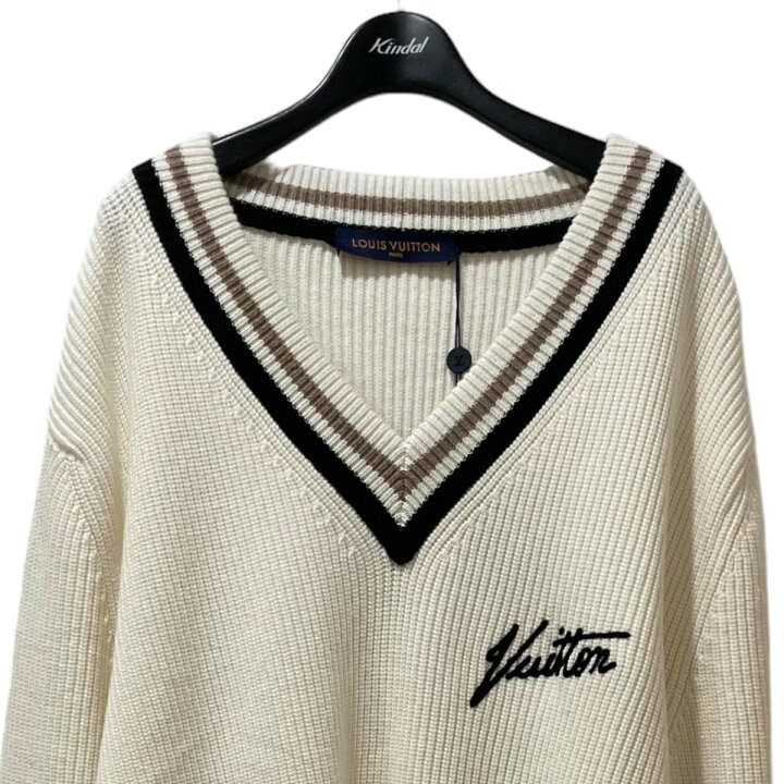 楽天市場】【中古】LOUIS VUITTON オーバーサイズ Vネックシグネチャー 