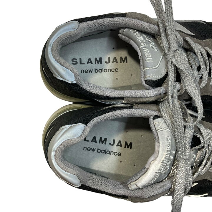楽天市場】【中古】NEW BALANCE×SLAM JAMスニーカー M991SJM ブラック 