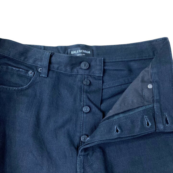 楽天市場】【中古】BALENCIAGABaggy Denim Pants ダメージ加工バギー  