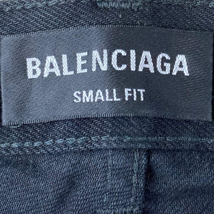 楽天市場】【中古】BALENCIAGABaggy Denim Pants ダメージ加工バギー  
