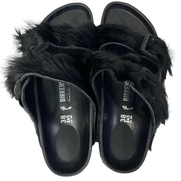 楽天市場】【中古】RICK OWENS×BIRKENSTOCK Arizona ファーサンダル 