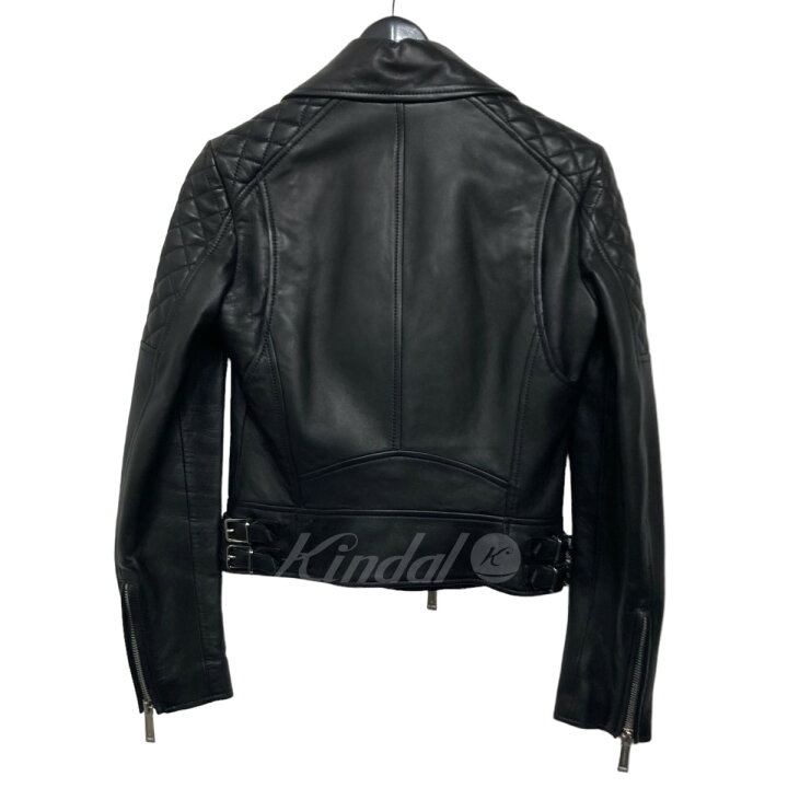 楽天市場】【中古】DSQUARED2レザーライダースジャケット ブラック 