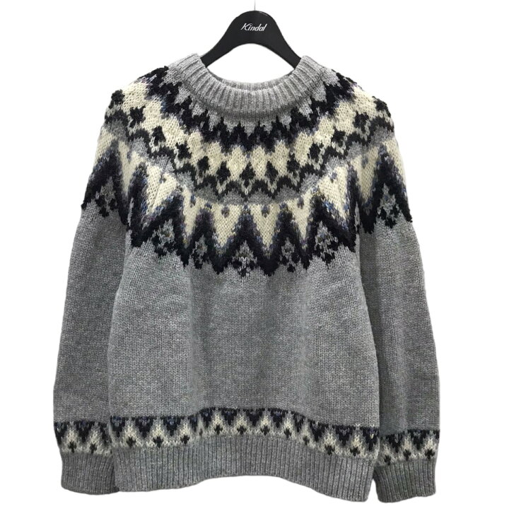 楽天市場】【中古】Coohem モヘアノルディック柄ニットセーター MOHAIR 