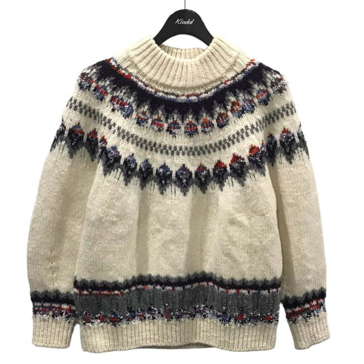 楽天市場】【中古】Coohem 17AW ノルディック柄ニットセーター 米冨 