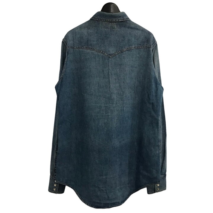 楽天市場】【中古】Saint Laurent Parisデニムウエスタンシャツ 388968  