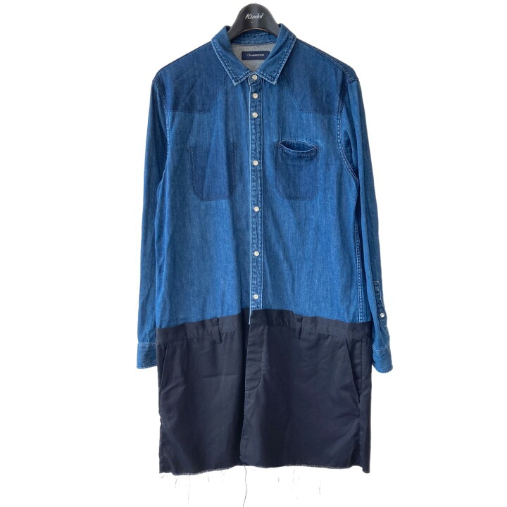 楽天市場】【中古】JohnUNDERCOVER ギャバPTドッキング デニムロング 