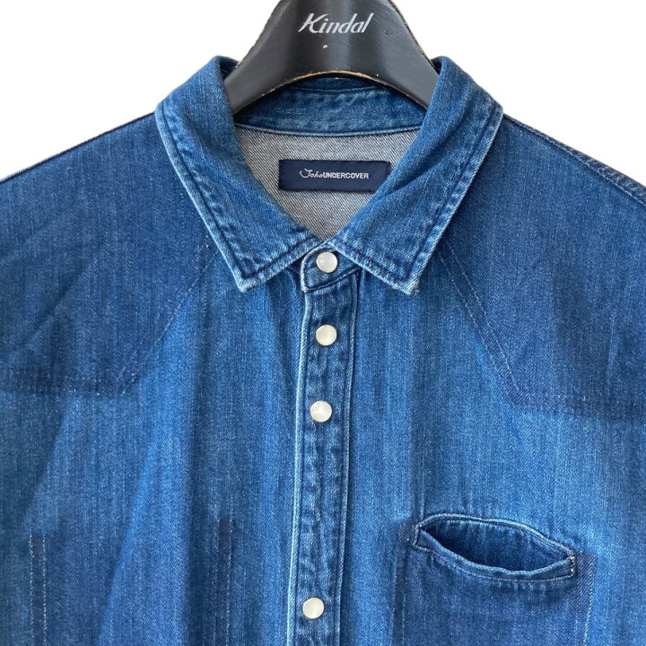 楽天市場】【中古】JohnUNDERCOVER ギャバPTドッキング デニムロング 