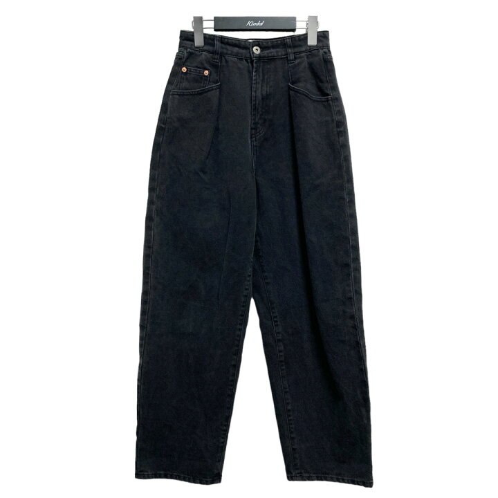 楽天市場】【中古】Lily Brown ハイウエストタックデニムパンツ 