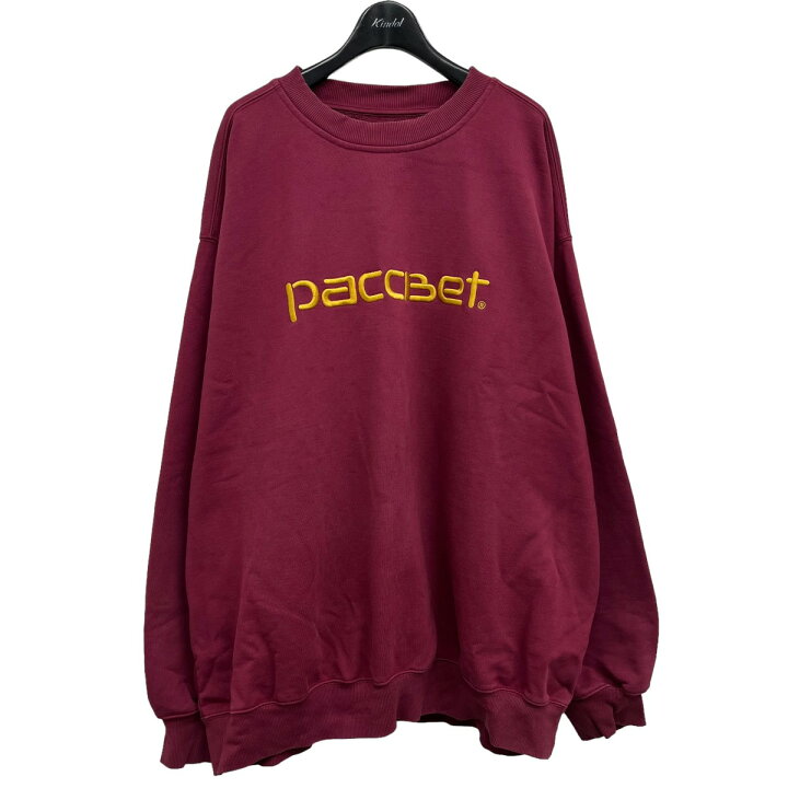 楽天市場】【中古】CarHartt×PACCBET ロゴスウェット ボルドー サイズ  