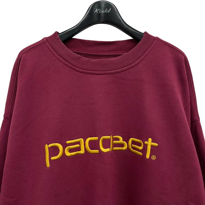 楽天市場】【中古】CarHartt×PACCBET ロゴスウェット ボルドー サイズ  