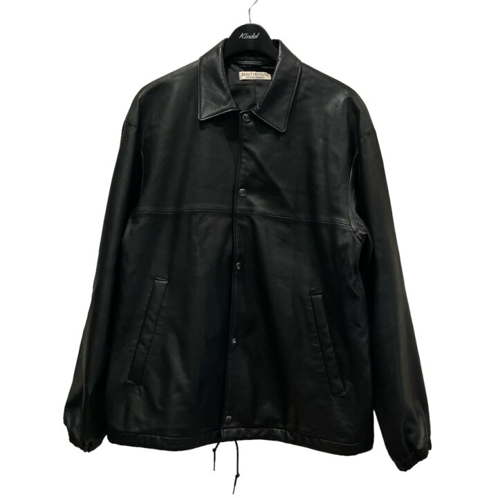 楽天市場】【中古】BEAUTY＆YOUTH レザーコーチジャケット 1225-199 