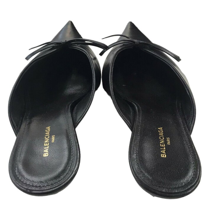 楽天市場】【中古】BALENCIAGA ポインテッドトゥミュール サンダル 