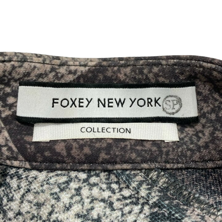 楽天市場】【中古】FOXEY NEWYORK チェックワンピース SP刻印 グレー 