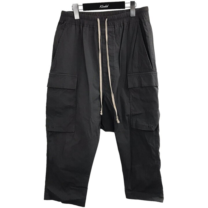 楽天市場】【中古】RICK OWENSクロップドパンツ RU18S5385 TE グレー 