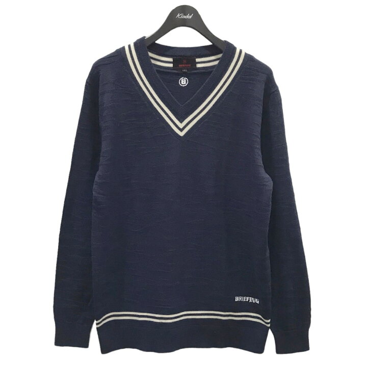 楽天市場】【中古】BRIEFING Vネックニットセーター BG1731502  