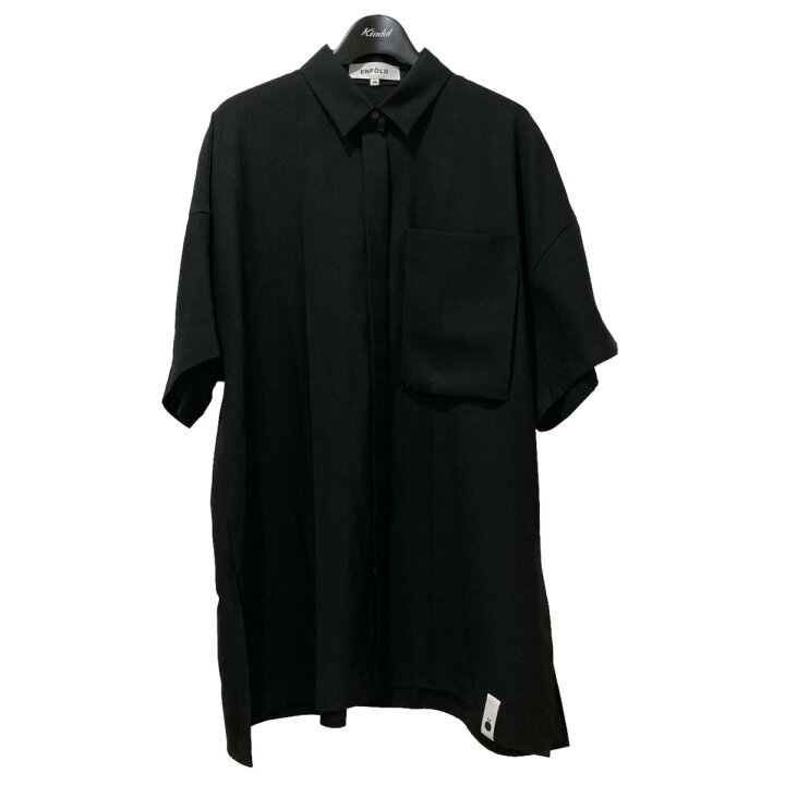 中古】エンフォルド ENFOLD シャツ 24SS WASHABLE CENTER-CREASE SHIRT  