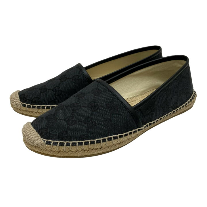 楽天市場】【中古】GUCCI GGキャンバス エスパドリーユ スリッポン 