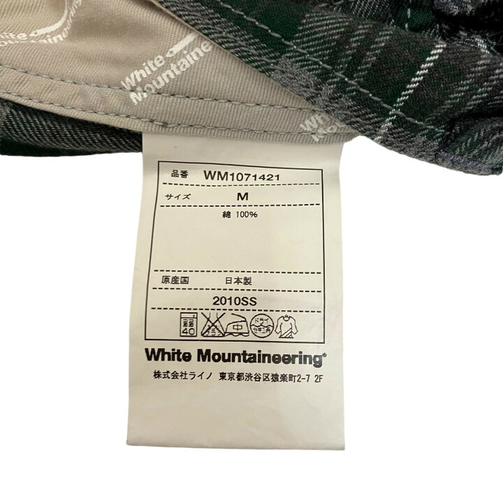 楽天市場】【中古】WHITE MOUNTAINEERING チェック ショートパンツ 