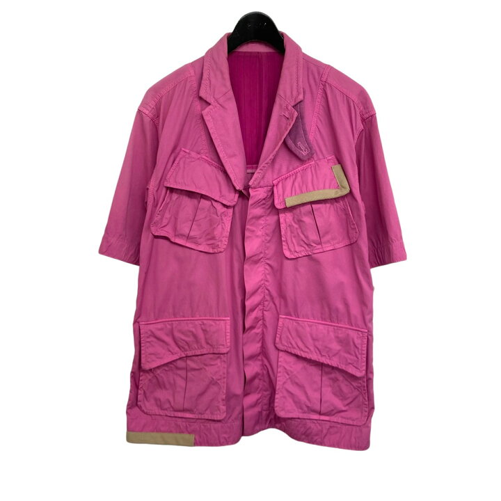 楽天市場】【中古】sacai 半袖オープンカラーシャツジャケット 17 