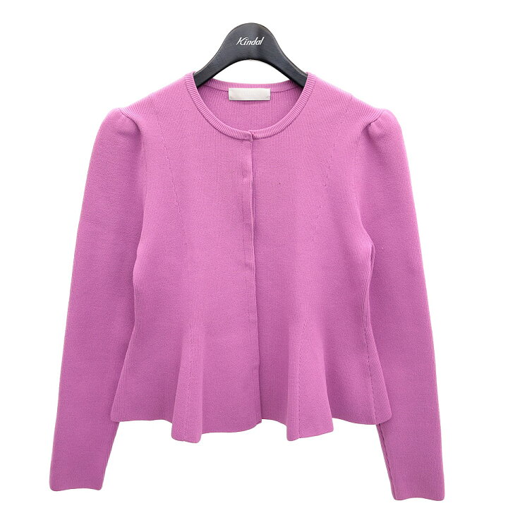 楽天市場】【中古】CELFORD 畦編みペプラムカーディガン CWNT201095  