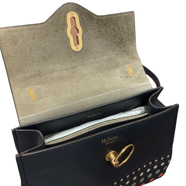 楽天市場】【中古】MULBERRYドット柄シートンショルダーバッグ 