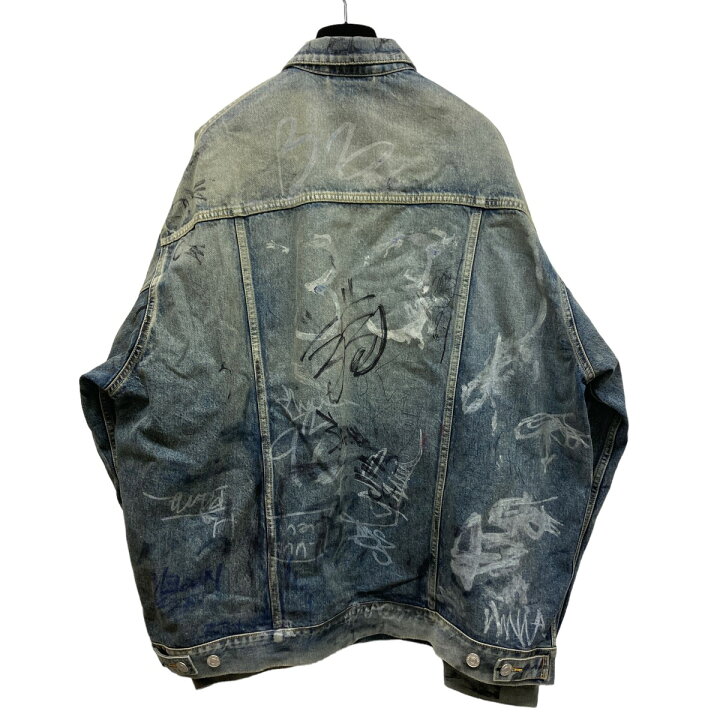楽天市場】【中古】BALENCIAGA グラフィティデニムジャケット 745048 