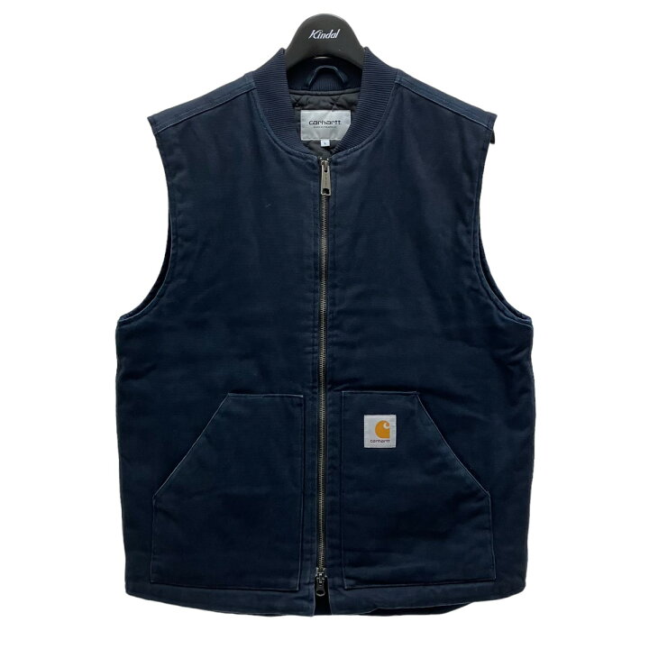 楽天市場】【中古】CarHartt ダック地ワークベスト I028423．1C．01 